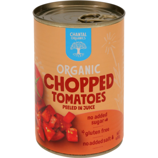 Organic Chopped tomatoes (400g tin)