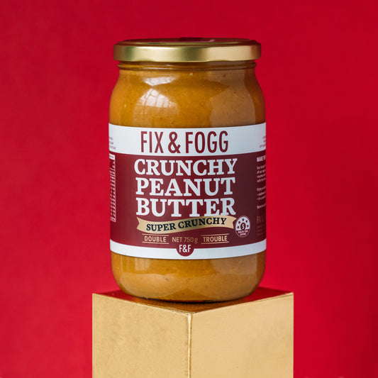 Fix & Fogg Peanut Butter Crunchy 750g jar