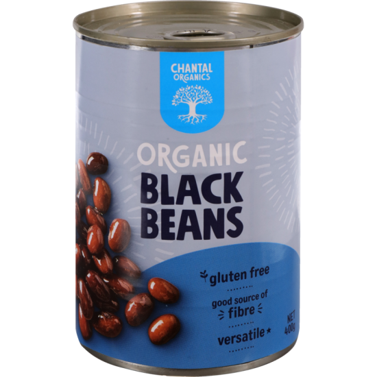 Organic Black beans (400g tin)